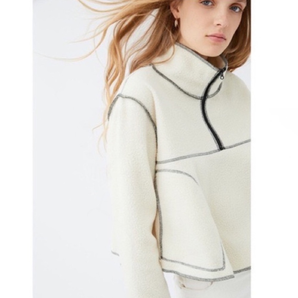 Urban Outfitters | Fleece Half Zip - Picture 2 of 6